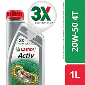 Castrol Activ Cruise 4T 20W-50 Engine Oil for Bikes (1 L)