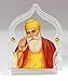 Eknoor Car Dashboard Idol- Goldplated- Guru Nanak Dev ji with japa mala (prayer beads) RS.450.00