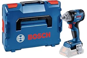 Bosch Professional 18V System Akku Drehschlagschrauber GDS 18V-330 HC (330 Nm Anziehmoment, 560 Nm Losbrechmoment, inkl. Bluetooth Low Energy Modul, L-BOXX, ohne Akku/ Ladegerät)
