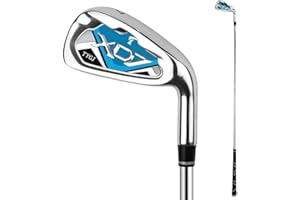 ACHETE Hierro de palo de golf n.º 7 para hombres y mujeres, palo de práctica de columpio, de acero/grafito, para principiantes, mano derecha, palos de golf individuales