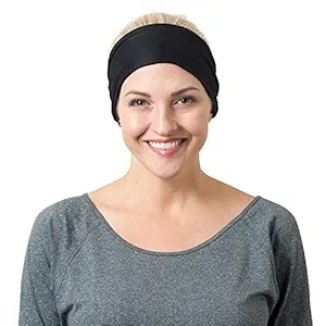 Verceys Cotton Multipurpose Headwrap and Bandana for Women (Black , Free Size )