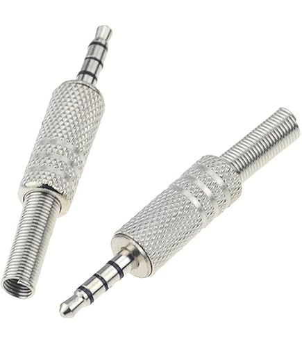 Connettore Jack Mono 3,5mm Oro – Spina Maschio AUX Audio Video A Saldare – Per Mixer O Amplificatore - Foto 2