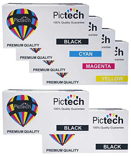 Pictech® Compatible Toner Cartridges for HP MFP M277n LaserJet Pro Color Printer - Replacement for HP 201X (CF400X, CF401X, CF403X, CF402X) Toner Cartridges (1 Set + 2 Black)