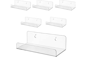 Kweiugfi Support mural pour disques vinyles, étagère en acrylique, support mural, support pour disques vinyles en acrylique, étagère à disques en acrylique pour afficher vos disques préférés ou objets