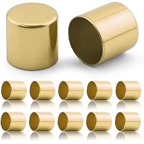 QUARKZMAN 20mm Metalen O-Ring - 6 Stuks Zinklegering Gespen Voor Lederwerk, Sieraden, DIY En Hardware - Goudkleurig