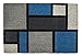 Produktbild Entryways P2150 Farb-Blöcke Rutschfeste Fussmatte, Coir, blau, 40 x 60 x 1.5 cm