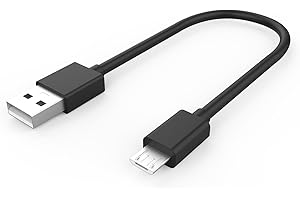 ZOSVOSES QC35 Ladekabel kompatibel mit Bose QuietComfort 35, QC35 II, QC25, QC20 & Soundlink Around-Ear Wireless Kopfhörer, Micro-USB-Ladekabel, 25 cm