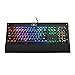 Price comparison product image Eagle Z-77 RGB LED Backlit Mechanical Gaming Keyboard with Palm Rest , 104 Full Anti-ghosting Keys for Gamers and Typists - Replaceable Blue Switches (Black)