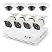 Produktbild ZMODO 8CH 720p HD G2 sPoE Überwachungskamera System mit 4 Indoor und 4 Outdoor IP-Kamera ohne HDD, ZM-SS76D9D8-SC