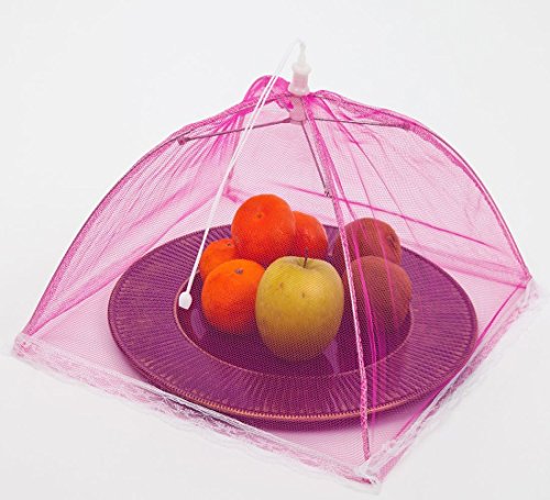 esto24® 2er Set Fliegenhauben 30×30 cm Schutz vor Insekten Speisehaube - 4