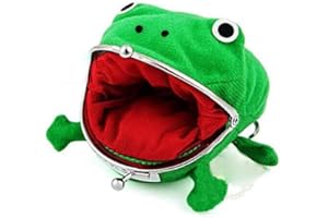 BEAUTYBIGBANG 2021 Mignon de Monnaie Grenouille Verte Sac Monnaie Cosplay Accessoires Peluche Porte-Monnaie pour Naruto Lovers and Cosplay