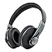 Produktbild JLab Omni Folding Bluetooth Wireless On-Ear Stereo Headphones w/Inline Mic, Controls & Tangle-Free Flat Cable (Black)