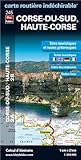 Image de Corse-du-Sud (2A), Haute-Corse (2B) - Carte routière et touristique