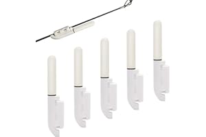 IGTOPS 5 luces de punta de caña de pescar nocturnas, resistente al agua, con hebilla, accesorios para equipo de pesca, accesorios de pesca, luces nocturnas para pesca nocturna, pesca marina, luces de