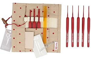 Set di uncinetti Tulip Etimo Red con impugnatura softgrip - 1 pezzo