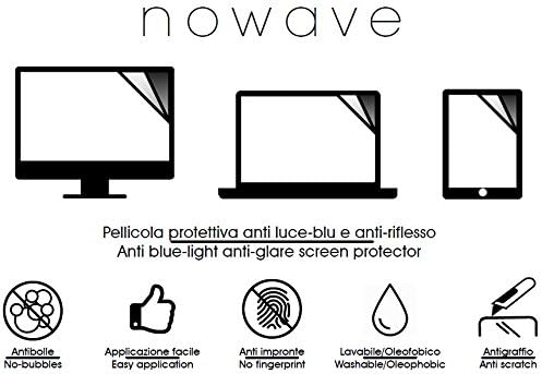NOWAVE Screen Protector for Monitor/PC/Laptop. THE ONLY ONE that is Anti Blue Light and Anti Glare! Matte Film Prevents Glare and Visual Fatigue Display. Easy Application. No bubbles