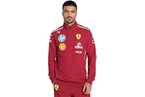 PUMA Scuderia Ferrari F1 2025 Team 1/2 Zip Jumper - Red