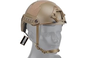 QJYZHAN Version De Lunettes De Casque Tactique Airsoft Fast, Casque D'entraînement De Protection Tactique léger CS Field Battle