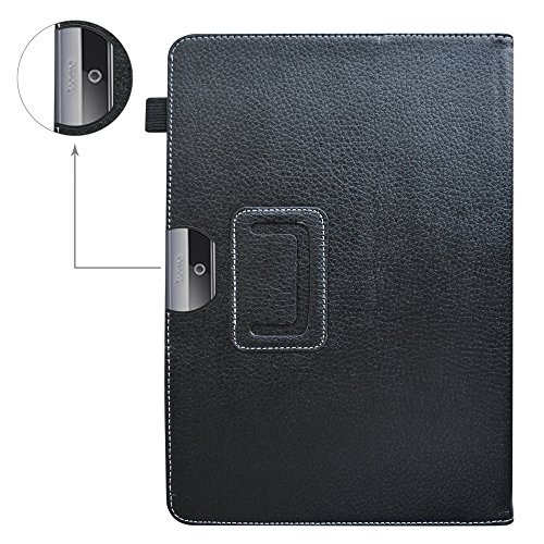 Acer B3-A30 hülle,Mama Mouth Folding Ständer Hülle Case mit Standfunktion für 10.1″ Acer Iconia One 10 B3-A30 Android Tablet,Schwarz - 6