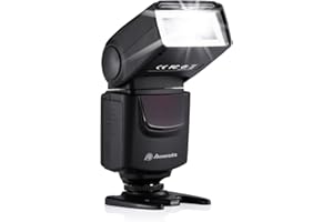 Powerextra DF-400 Flash Speedlite with M/S1/S2 Mode, Camera Flash for Canon Nikon Pentax Samsung Fujifilm Olympus Panasonic Sigma Minolta Leica Ricoh DSLR Digital Cameras with Single-Contact Hot Shoe