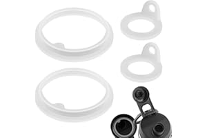 PEUTIER 4pz Guarnizione Borraccia, Guarnizioni ad Anello di Tenuta in Silicone Anti-Perdite O-Ring di Ricambio per Borraccia Compatibile con TAKEYA Actives all OZ (Non per TAKEYA Originals)