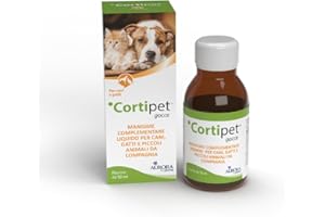 Aurora Biofarma Cortipet Gocce 50ml - Mangime Complementare per Cani e Gatti per il Sistema Immunitario