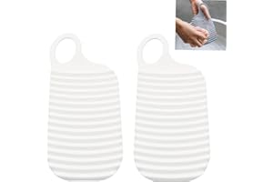BOBOZHONG Mini-Waschboard,2 Stück tragbar Mini-Waschpanel,rutschfest Mini-Waschpanel,Mini Wash Board,Reinigungswerkzeug für Waschbrett,Kleidung für Kinder,Waschen