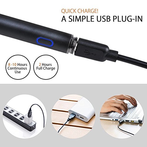 VIFLYKOO Präzision Eingabestift Active Stylus Touchscreen-Eingabestift für Tablets und Smartphones - 2