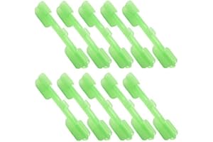 FROINY 10pcs Abs Pêche De Nuit Flotteur Astuce Lumière Porte-Lumineux Effet De Pêche Tackle Accessoires