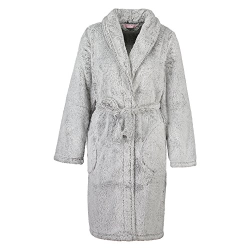 Price comparison product image Hunkemöller Women Fleece Bathrobe Short 115799 Grey M / L