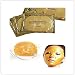 ONE1X - 5X Crystal 24K Gold Powder Gel Collagen Face Mask Masks Sheet Patch, Anti Ageing Aging, Skincare, Anti Wrinkle, Moisturising, Moisture, Hydrating, Uplifting, Whitening, Remove Blemishes & Blackheads Product. Firmer, Smoother, Tone, Regeneration Of Skin. Suitable For Home Use Hot or Cold.
