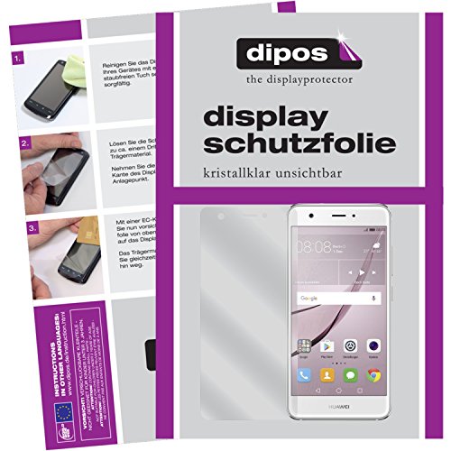 dipos Huawei Nova Schutzfolie (6 Stück) - kristallklare Premium Folie Crystalclear