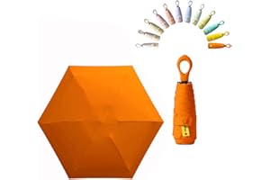 erised's bifrost Mini Faltender Regenschirm Freien UV Schutz,kreativer Ringgriff,Sonnenschutz Klein für Koffer Taschenschirm,Beschichtung Gegen Feuchtigkeitsschäden für Damen und Kinder Reise