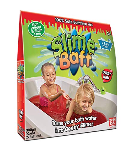 Zimpli Limitada 5258 Zimpli Kids Slime Baff baño en Polvo, Rojo 300 g