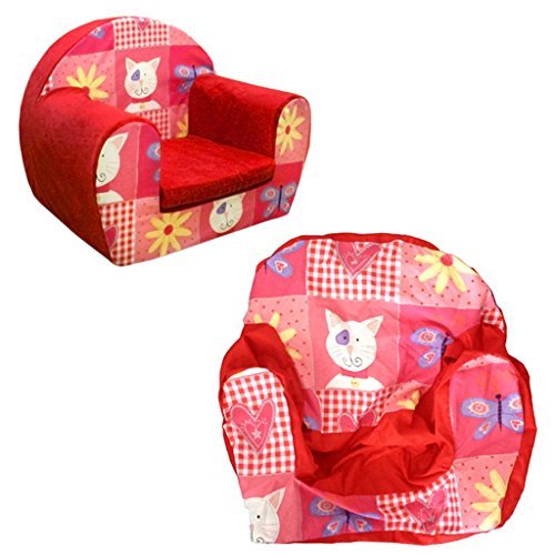 Ready Steady Bed Kitty Patchwork Cover for Children's Foam Armchair