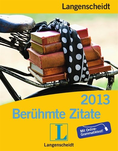 Langenscheidt Sprachkalender Berühmte Zitate 2013