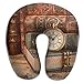 Produktbild Nackenhörnchen Old Books Vintage Pocket Watch Print U Shaped Pillow Memory Foam Neck Pillow For Travel And Relief Neck Pain Comfortable Super Soft Cervical Pillows With Resilient Material Relex Pollow Seitenschläferkissen