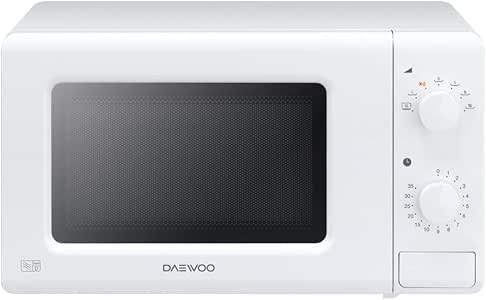 Daewoo Manual Control Microwave, 700 W, 20 Litre, White: Amazon.co.uk