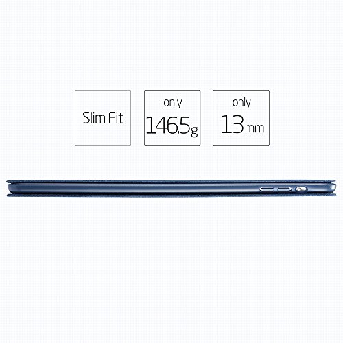 iPad Mini Hülle, ESR® Auto aufwachen / Schlaf Funktion und Einstellbarem Blickwinkel Funktion Schutzhülle für iPad Mini 3/2/1 (Himmelblau) - 8