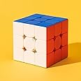 LABEAUTE Moyu 3X3 Stickerless Speed Cube | Pro Grade Cubing Classroom | Corner Cutting, Smooth, Fast Turning | Magic Cube Puzzle Toy For Kids And Adults