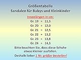 GIBRA® Leder Sandalen für Babys und Kleinkinder, dunkelblau, Gr. 19-24 - 3