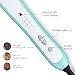 KINGDOMCARES Ionic Hair Straightener Brush Electric Ceramic Heating Straightening Brush Anti-Scald & Anti-Static Hair Brush for Frizzy Hair (Environment protecting , Fast Heating, Adjustable Temperature, LCD and Auto Lock)