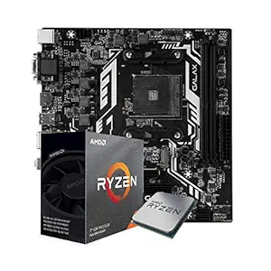 AMD Ryzen5 3600Desktop Processor6Cores up to 4.2GHzBundledwithGalaxB550M AMD AM4 M-ATXMotherboard