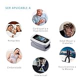 ♣ PANTALLA OLED MULTI DIRECCIONAL BRILLANTE ♣ La pantalla grande y giratoria multidireccional le permite ver los resultados en cualquier dirección con facilidad, por lo que es más conveniente para probar diferentes dedos.