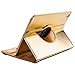 Produktbild Apple iPad Mini 2 Leder Smart Ständer 360 Rotate Case Beutel (Gold)