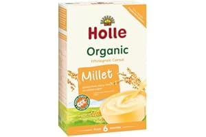 Holle Organic Wholegrain Cereal Millet, pack of 6