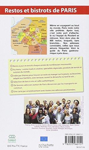 Book's Cover of Guide du Routard Restos et bistrots de Paris 2015/2016