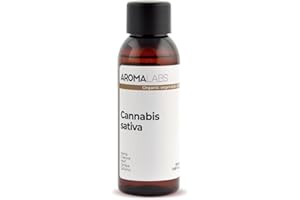 Aceite de Cáñamo BIO (Cannabis sativa) - 50 mL - Aceite Vegetal Virgen Certificado AB - Aroma Labs