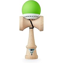 Kendama KROM Modelo Pro, Madera De Haya, Color Naranja Pop - Juguete Habilidad, Equilibrio Y Reflejos, Para Principiantes Y Expertos