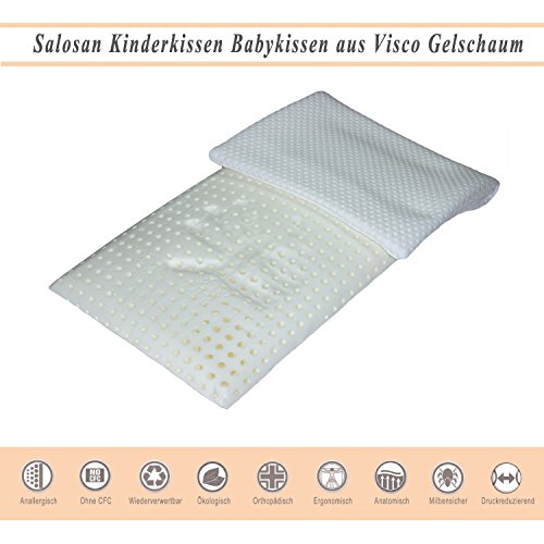 Salosan Kinderkissen – Babykissen Viscokissen 52X32X6 cm - 6
